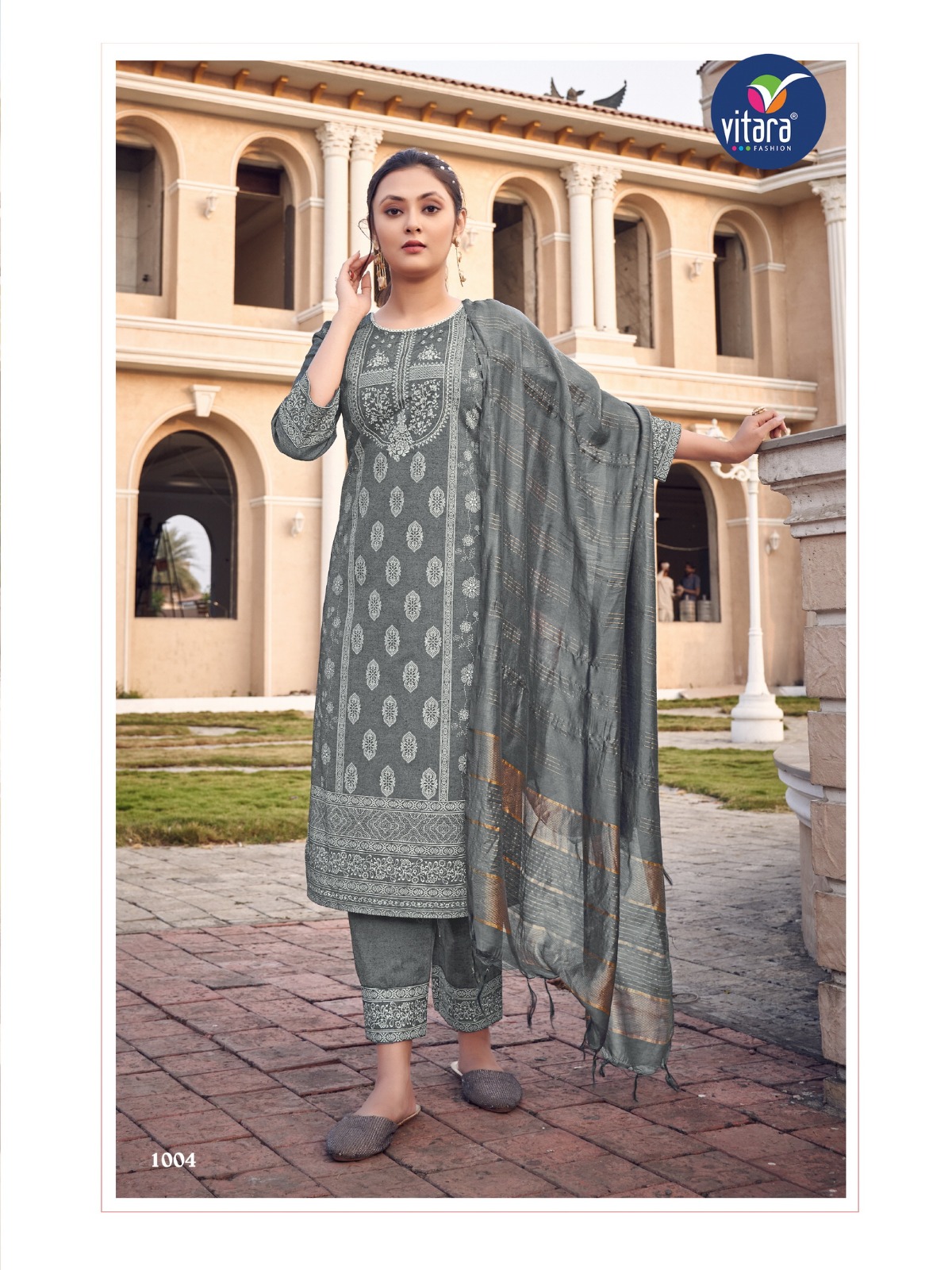 vitara fashion roman 2 viscose elegant look top with dupatta catalog