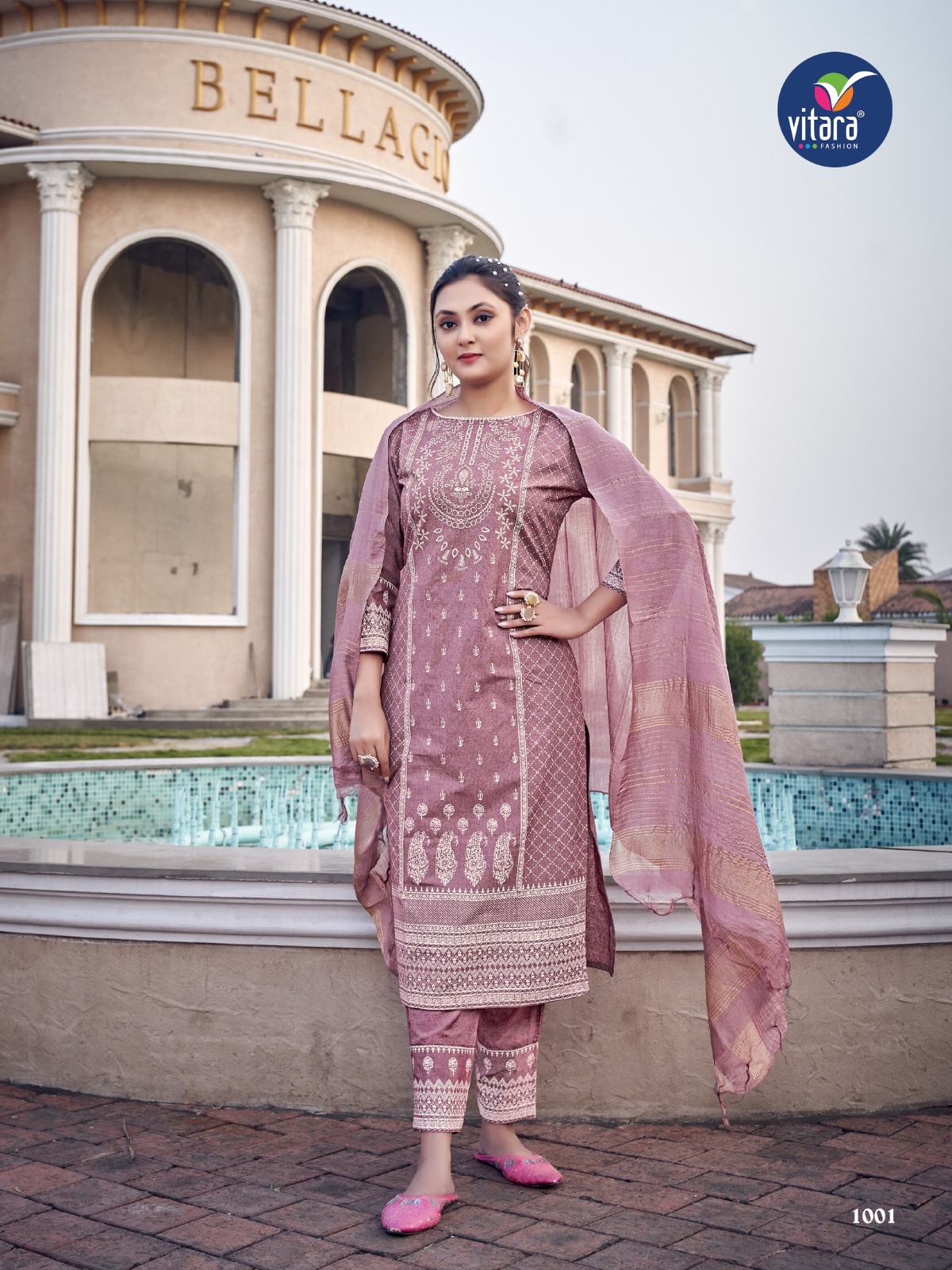 vitara fashion roman 2 viscose elegant look top with dupatta catalog