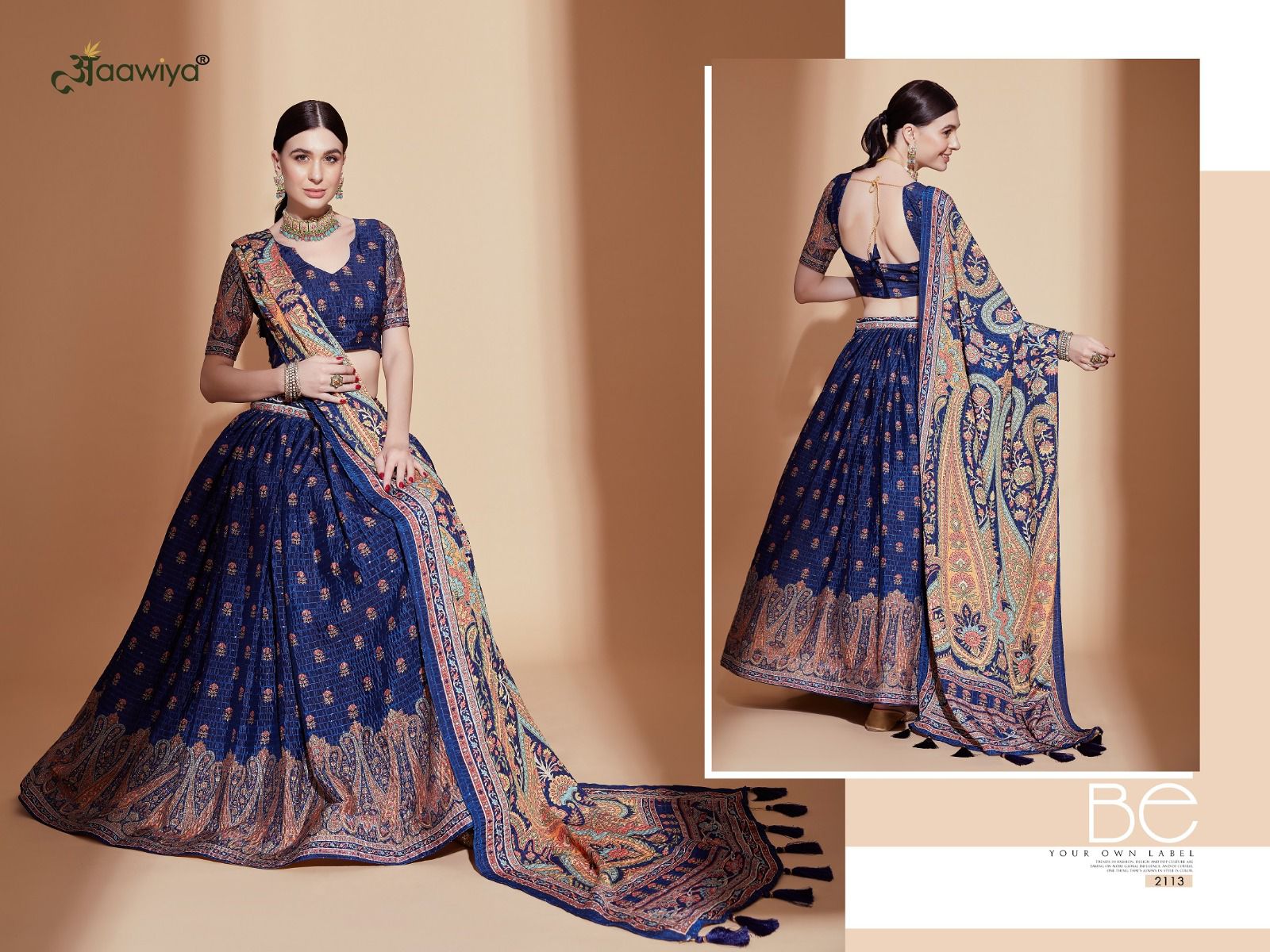 aawiya official aleena vol 1 chinnon festive look lehenga catalog