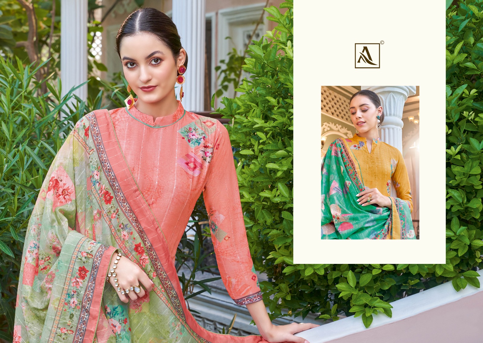 alok suit dishaa fancy regal look  salwar suit catalog