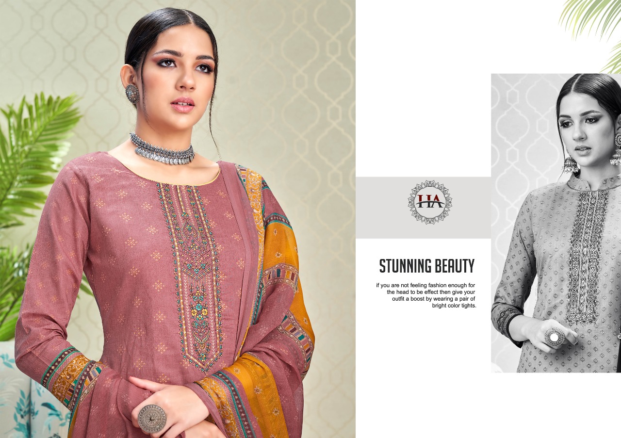 alok suit harshit fashion naureen Cambric cotton attrective print salwar suit catalog