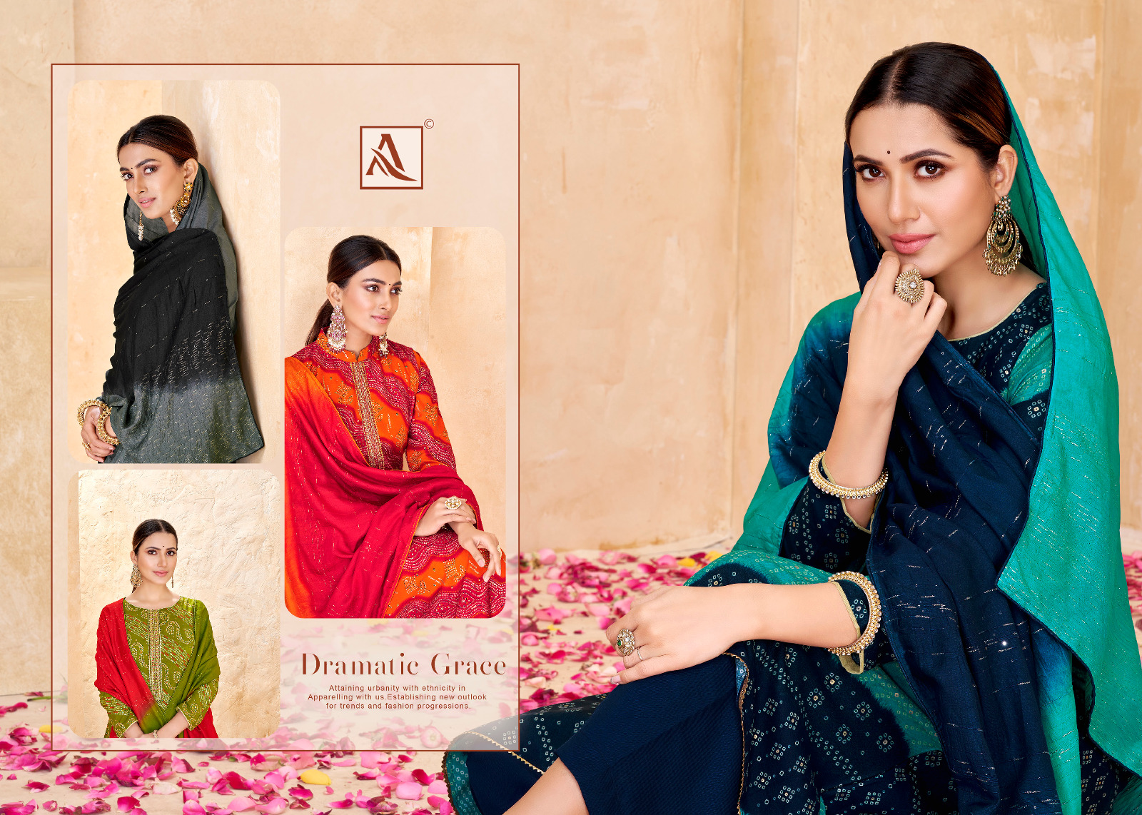 alok suit patorii vol 3 rayon gorgeous look salwar suit catalog