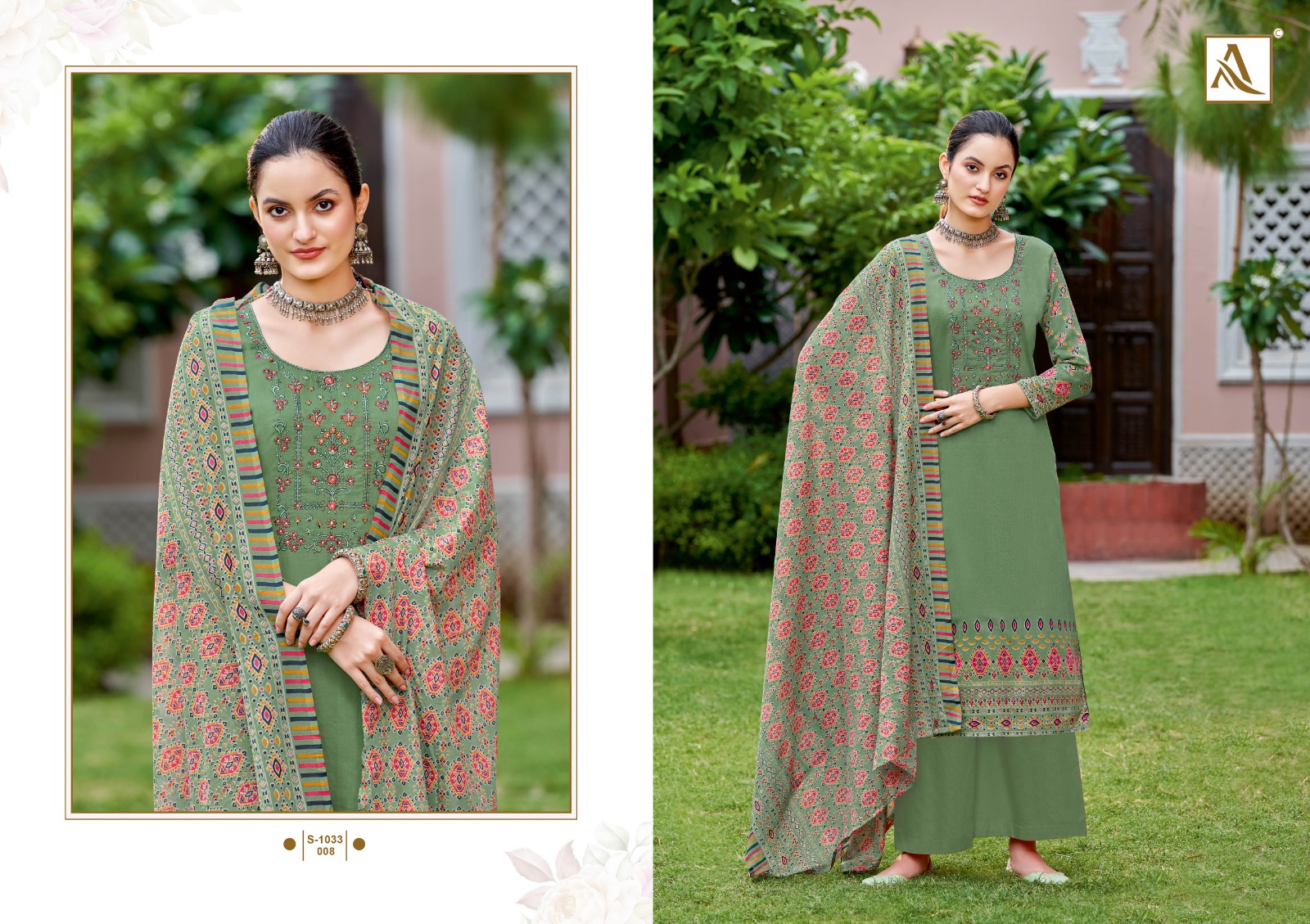 alok suit zam cotton gorgeous look salwar suit catalog