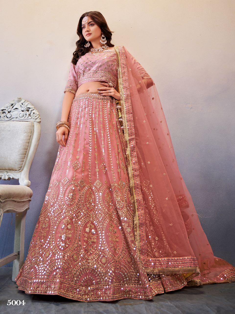 anantesh lifestyle occasions vol 2 serices 5003 to 5008 butterfly net elegant lehenga calatog