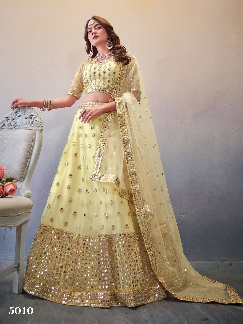 anantesh lifestyle occasions vol 3 serices 5009 to 5011 butterfly net elegant look lehenga calatog