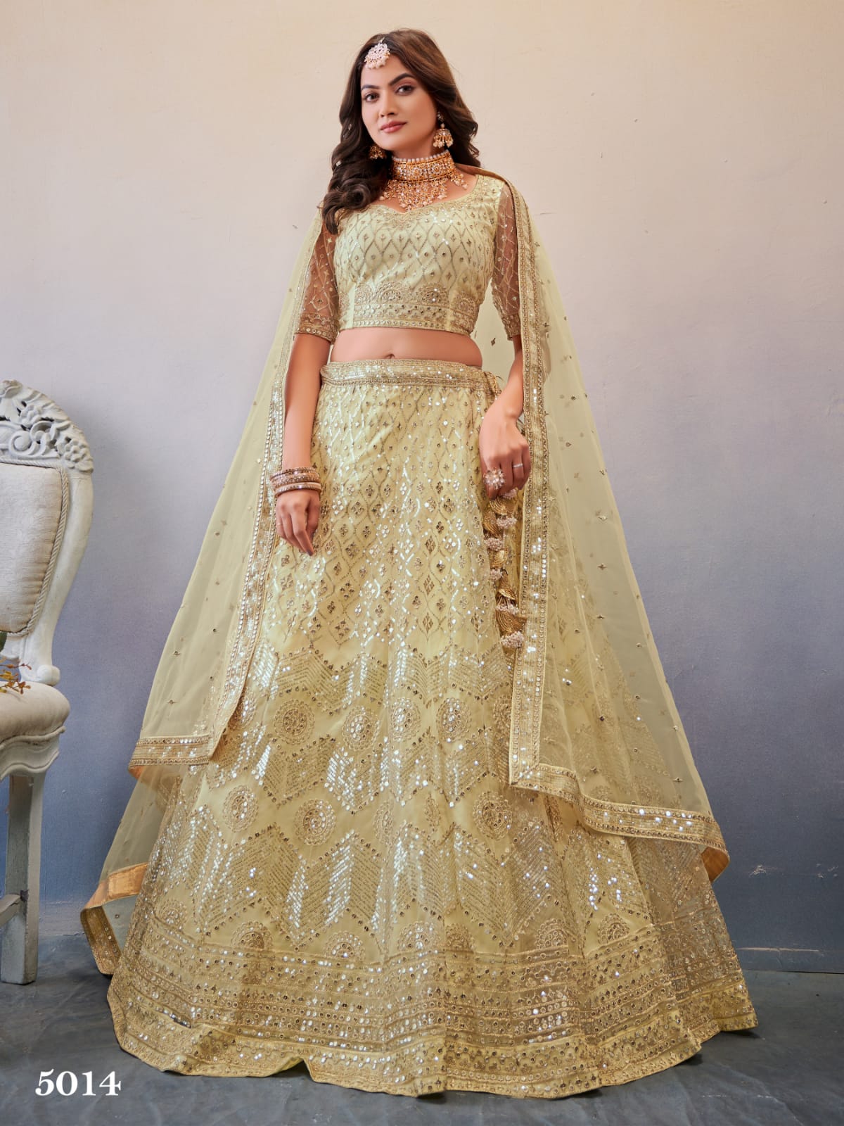 anantesh lifestyle occasions vol 4 serices 5012 to 5016 butterfly net elegant lehenga calatog