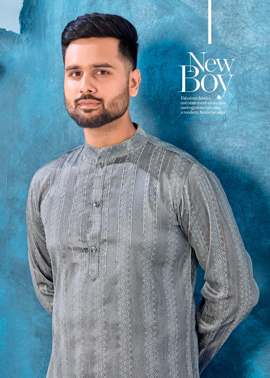 banwery fashion royal men silk elegant kurta with payjama catalog