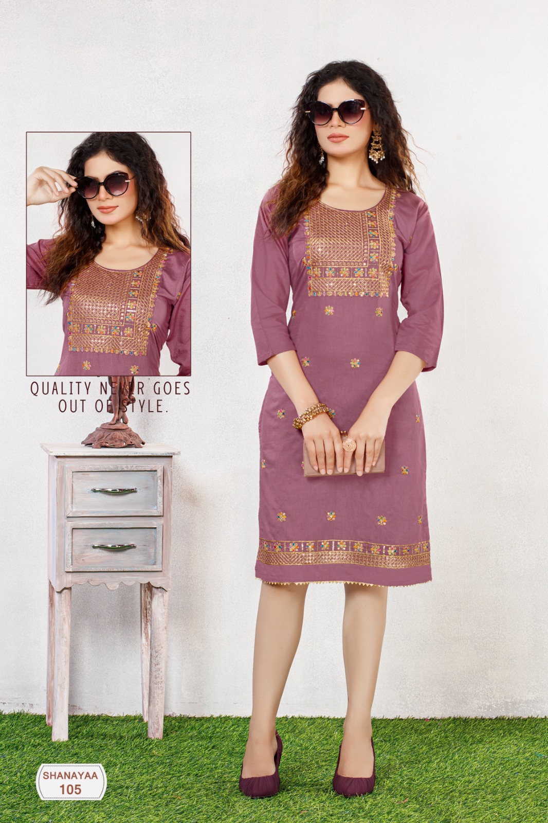 Banwery Fashion shanayaa chanderi silk new and modern style kurti catalog