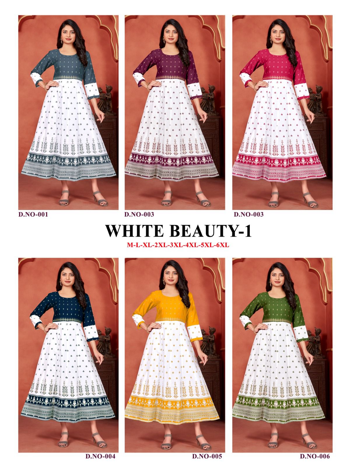 Banwery Fashion white beauty v 1 rayon new and modern style kurti catalog