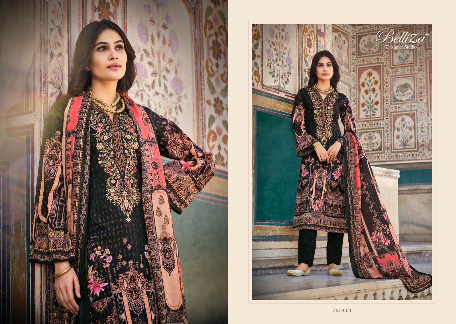 beliza designer studio ziana cotton elegant salwar suit catalog