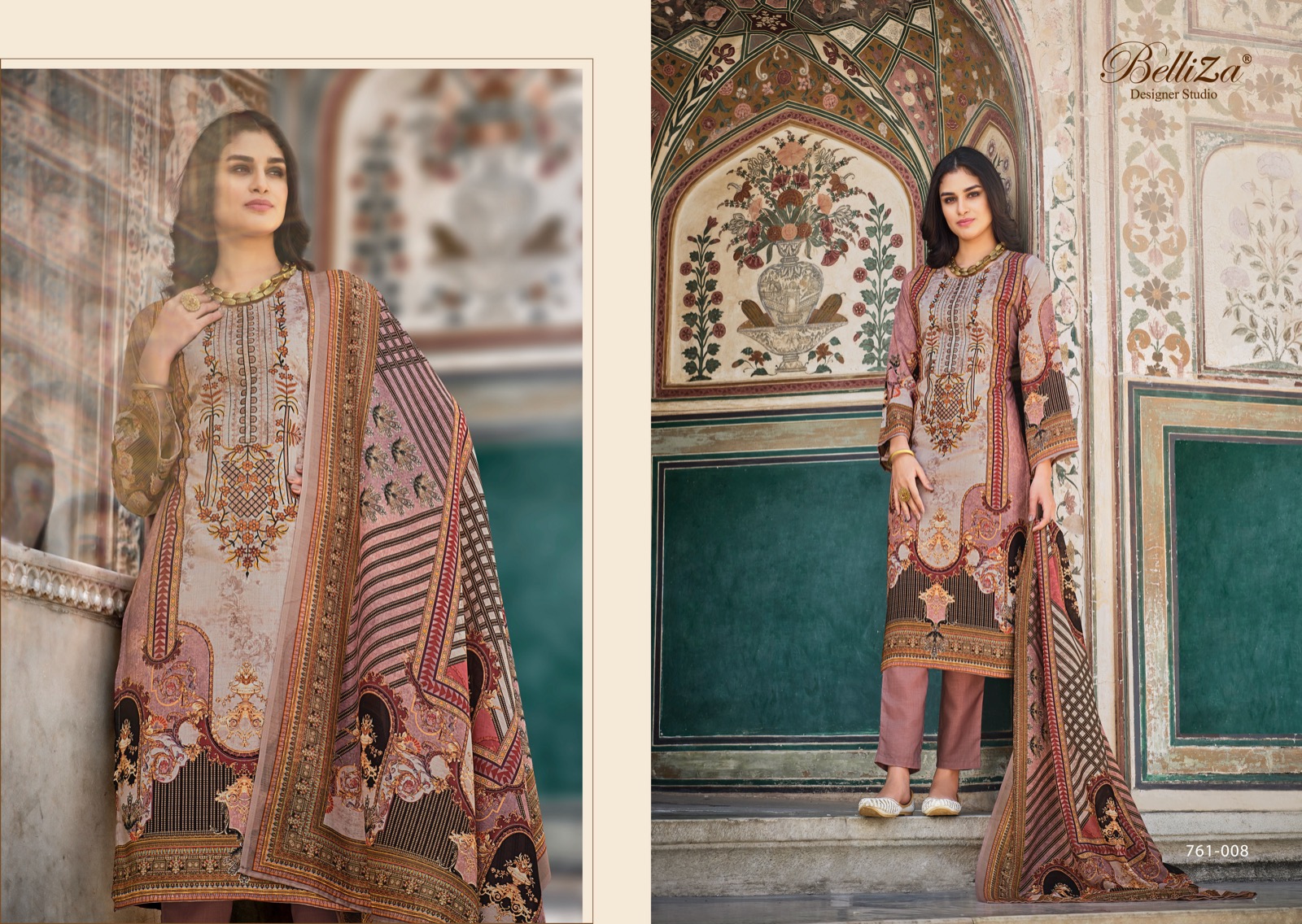 beliza designer studio ziana cotton elegant salwar suit catalog