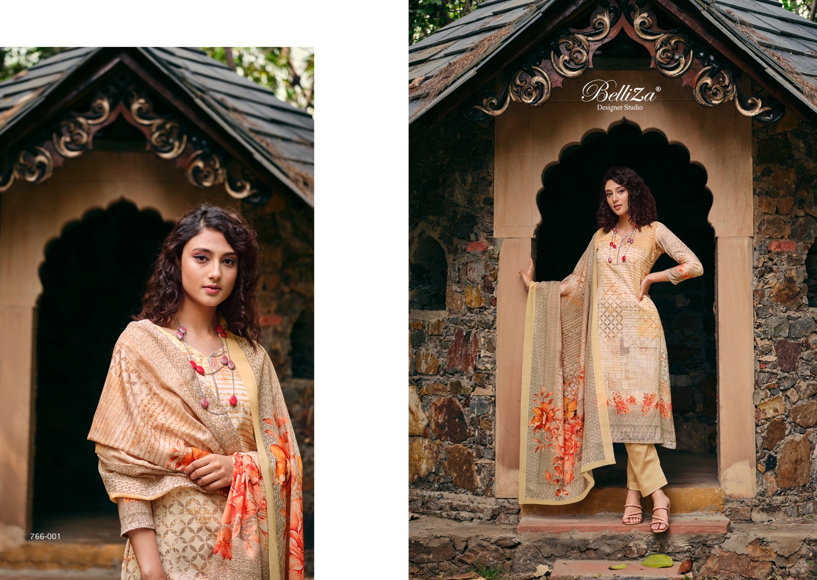 belliza designer studio chunari cotton exclusive  printed salwar suit catalog