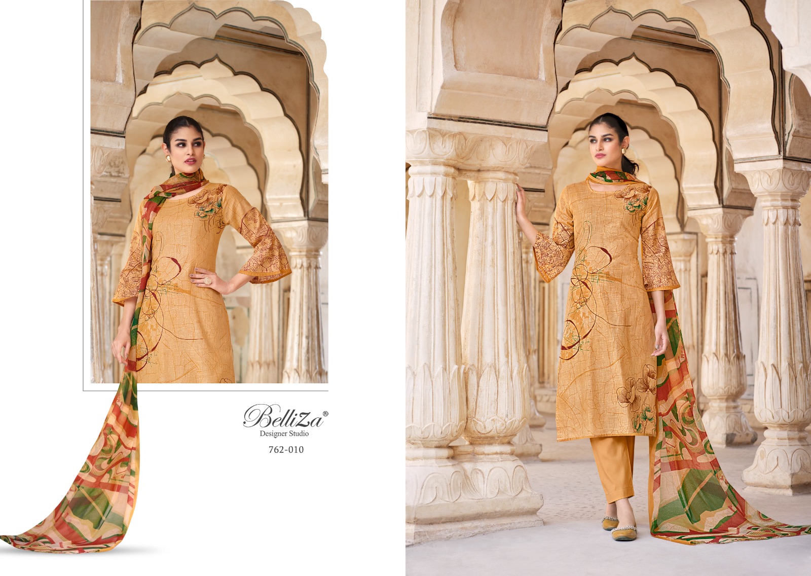 belliza designer studio meraki cotton exclusive  printed salwar suit catalog