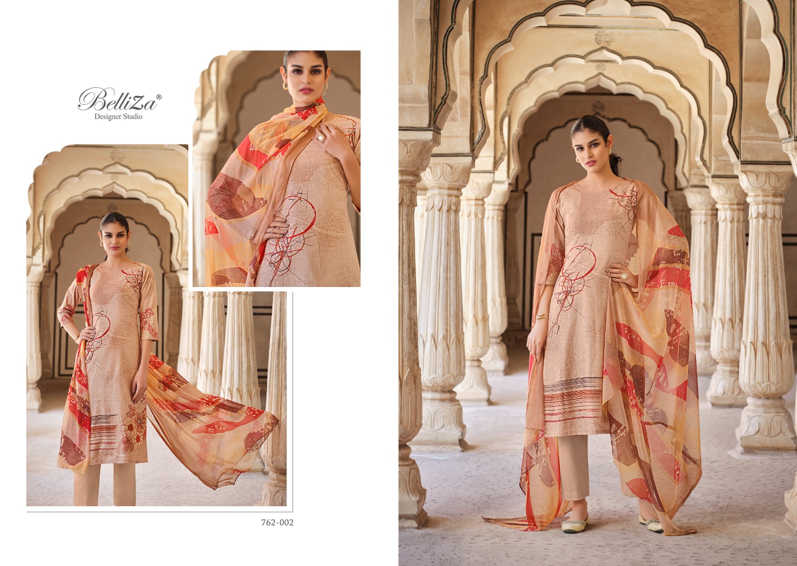 belliza designer studio meraki cotton exclusive  printed salwar suit catalog