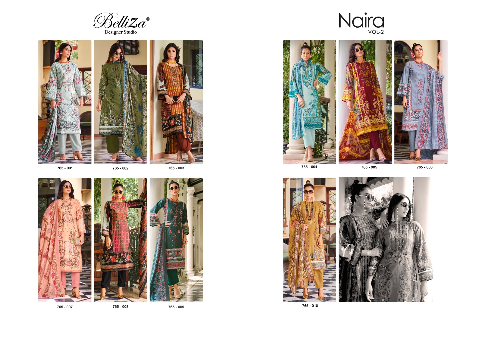 belliza designer studio naira vol 2 cotton exclusive  printed salwar suit catalog