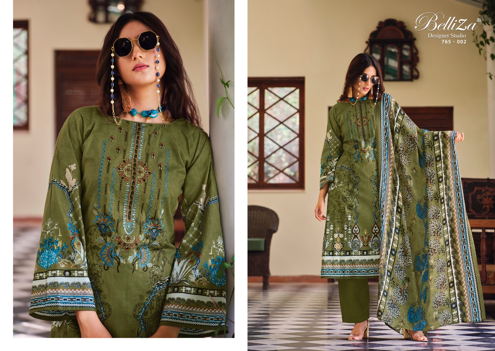 belliza designer studio naira vol 2 cotton exclusive  printed salwar suit catalog