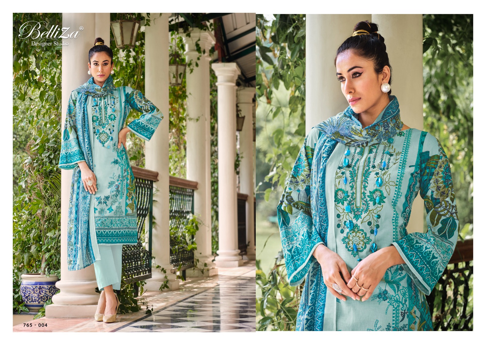 belliza designer studio naira vol 2 cotton exclusive  printed salwar suit catalog