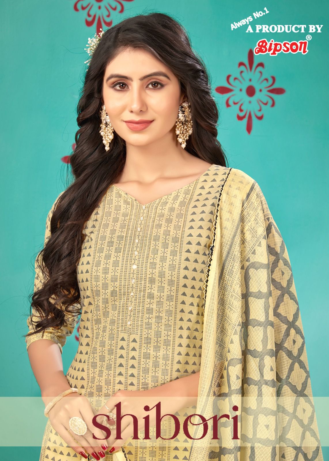 bipson shibori 2071 cotton elegant salwar suit catalog