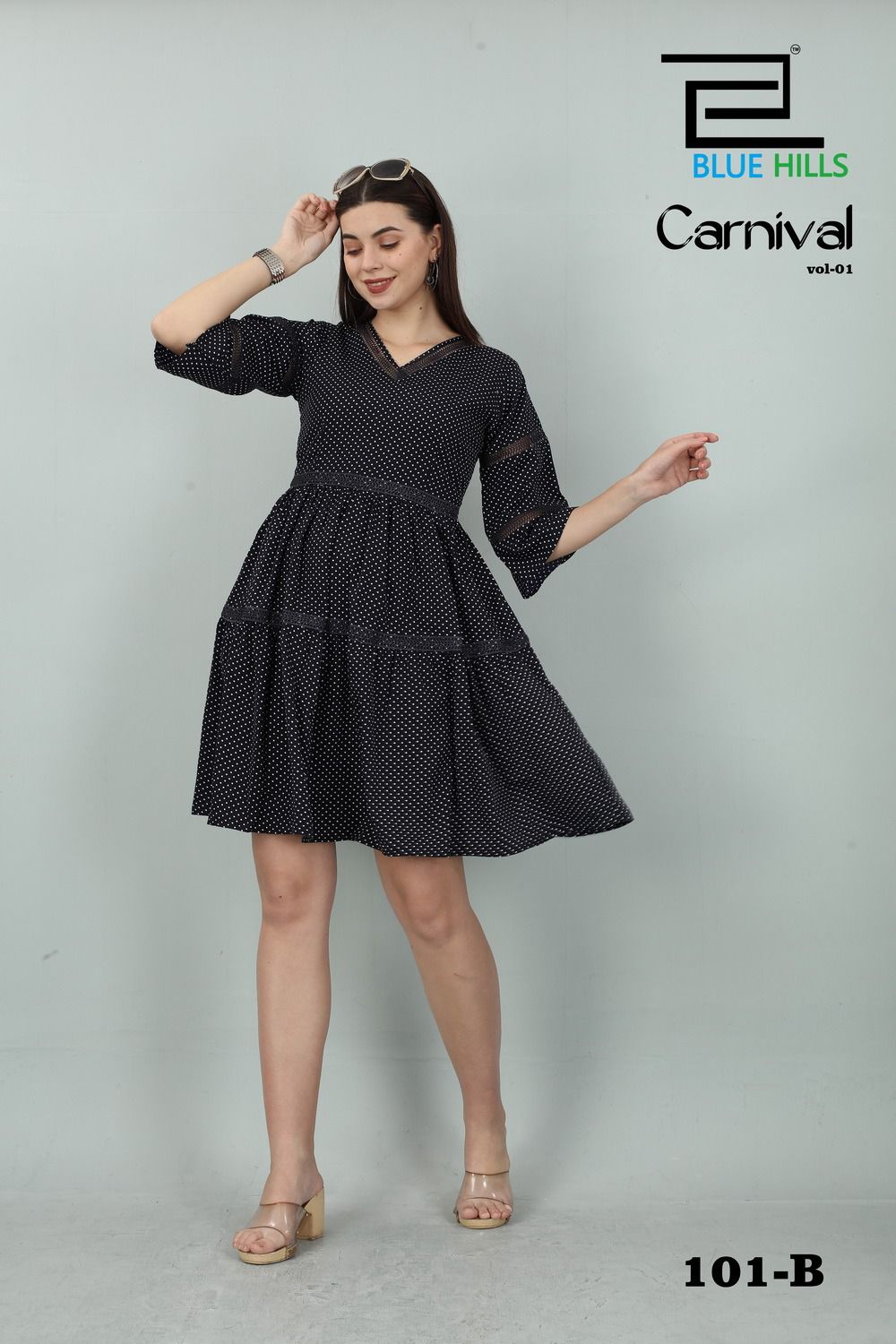 blue hills carnival bsy decent look kurti catalog