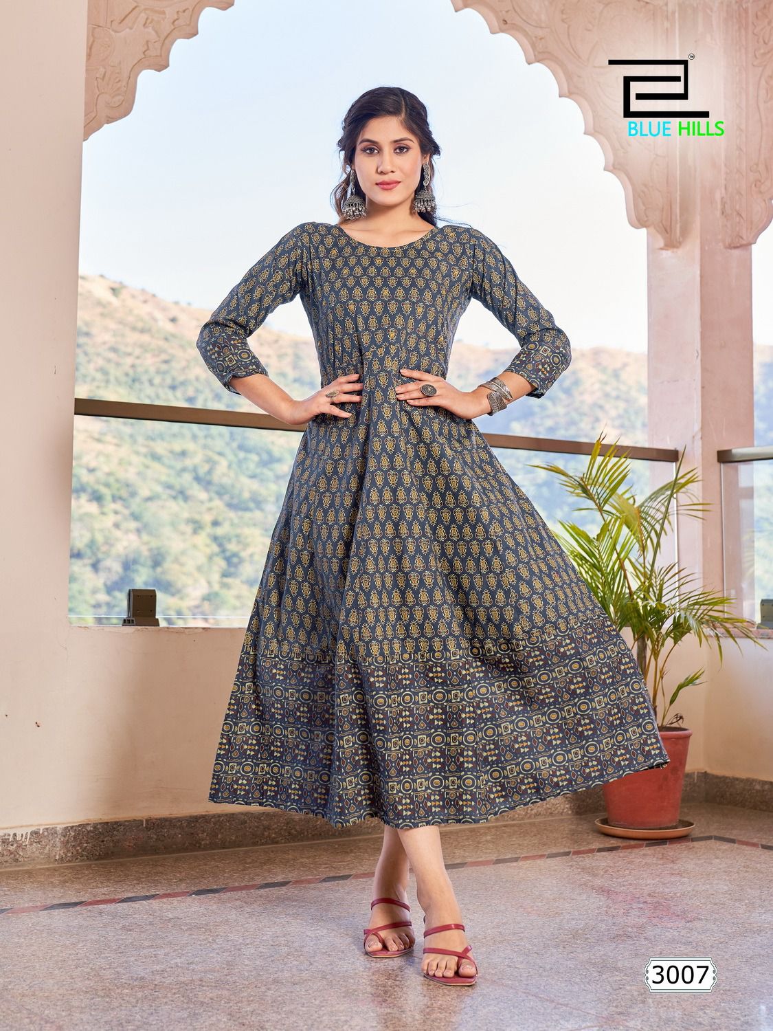 blue hills rani vol 3 cotton exclusive print kurti catalog