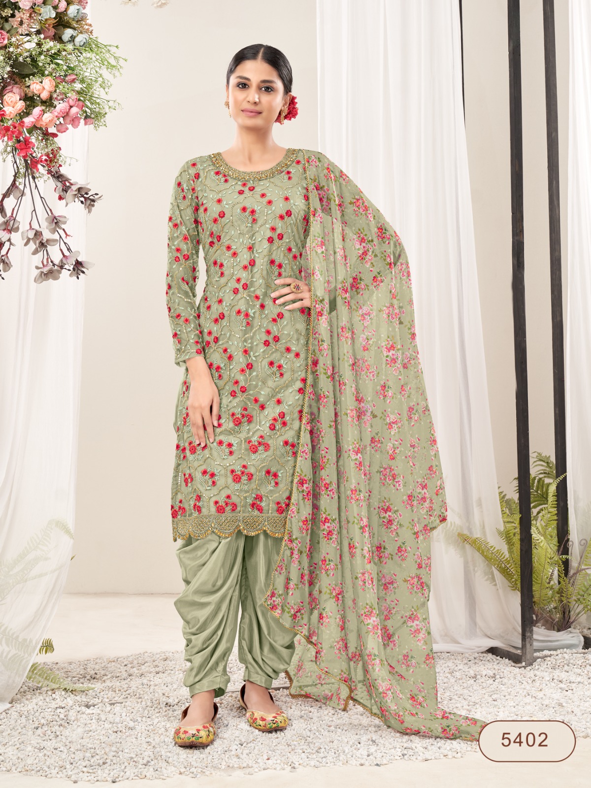 dani aanaya 5400 series vol 154 net attractive look salwar suit catalog