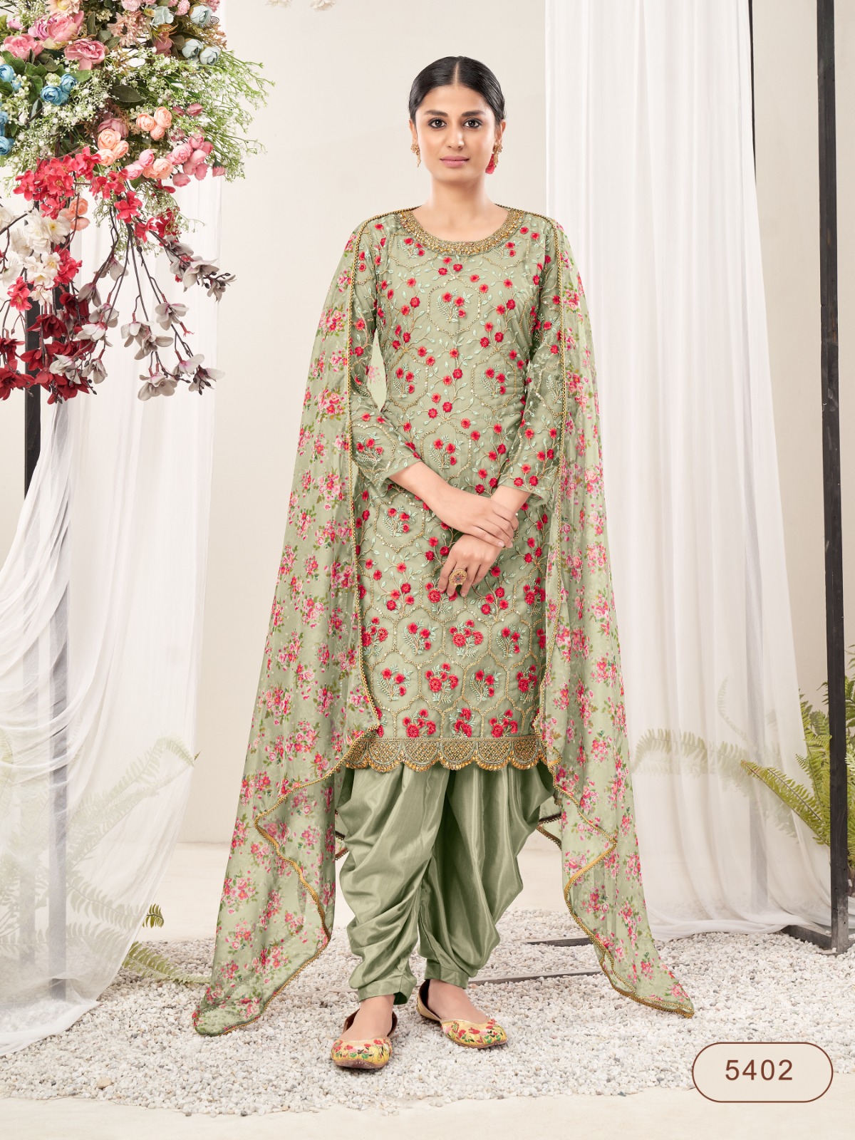 dani aanaya 5400 series vol 154 net attractive look salwar suit catalog