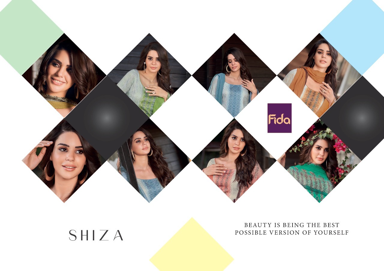 Fida shiza cotton satin exclusive salwar suit catalog