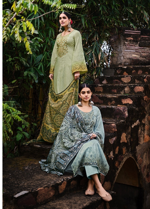 fida taabir lawn decent embroidery look salwar suit catalog