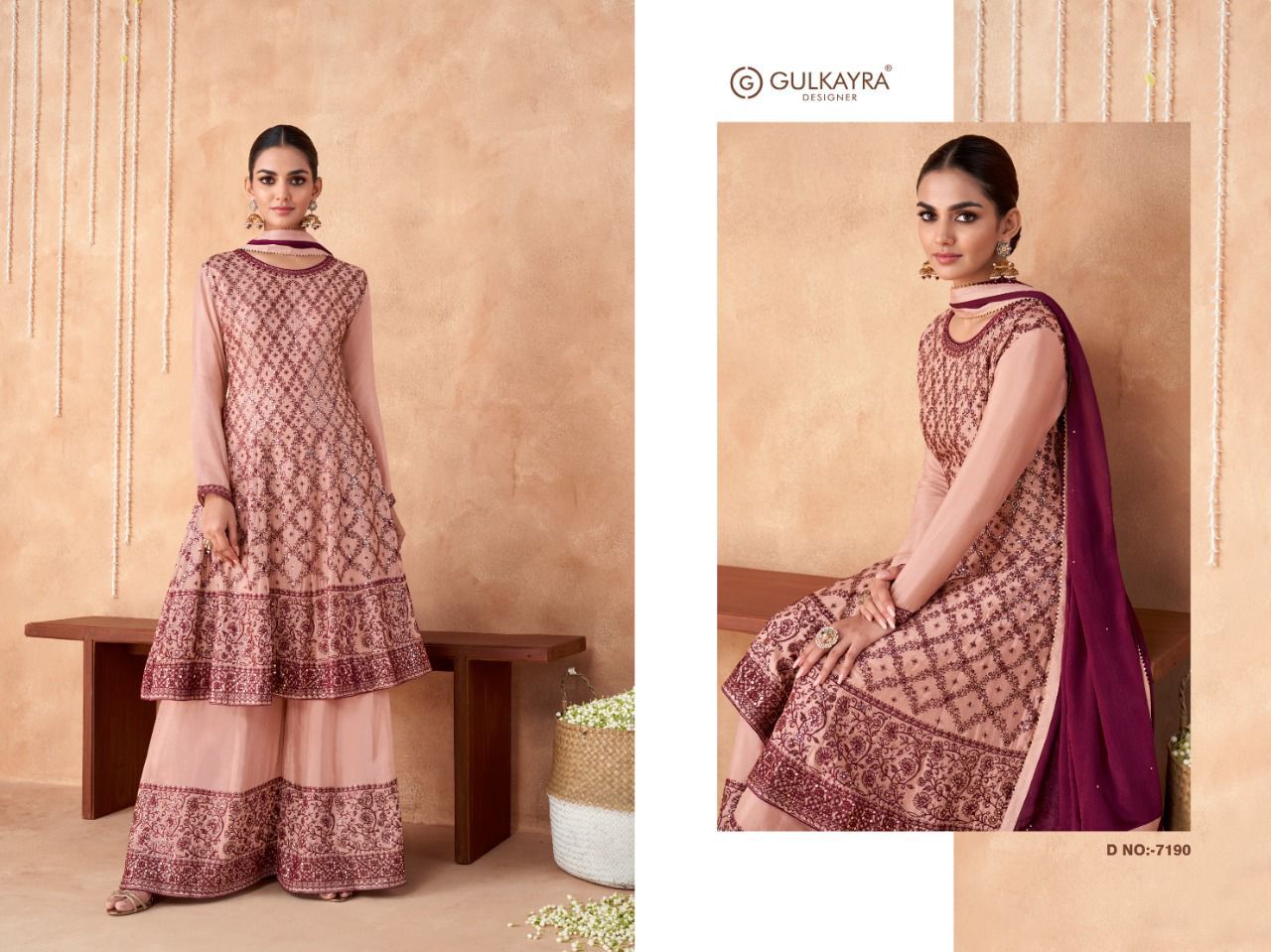 gulkayra designer Izhaar georgette festive look salwar suit catalog