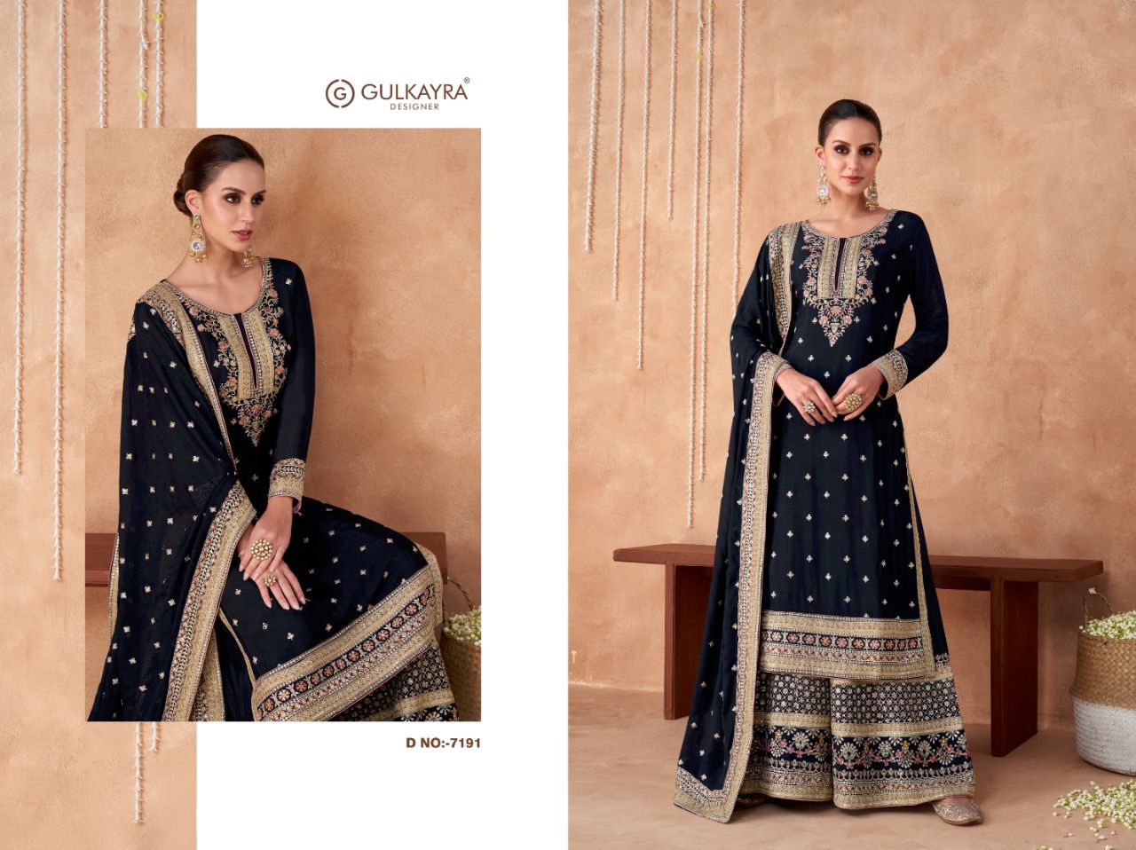 gulkayra designer Izhaar georgette festive look salwar suit catalog