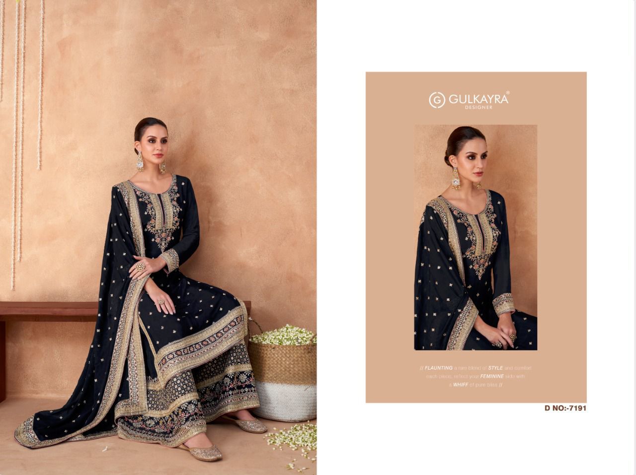 gulkayra designer Izhaar georgette festive look salwar suit catalog