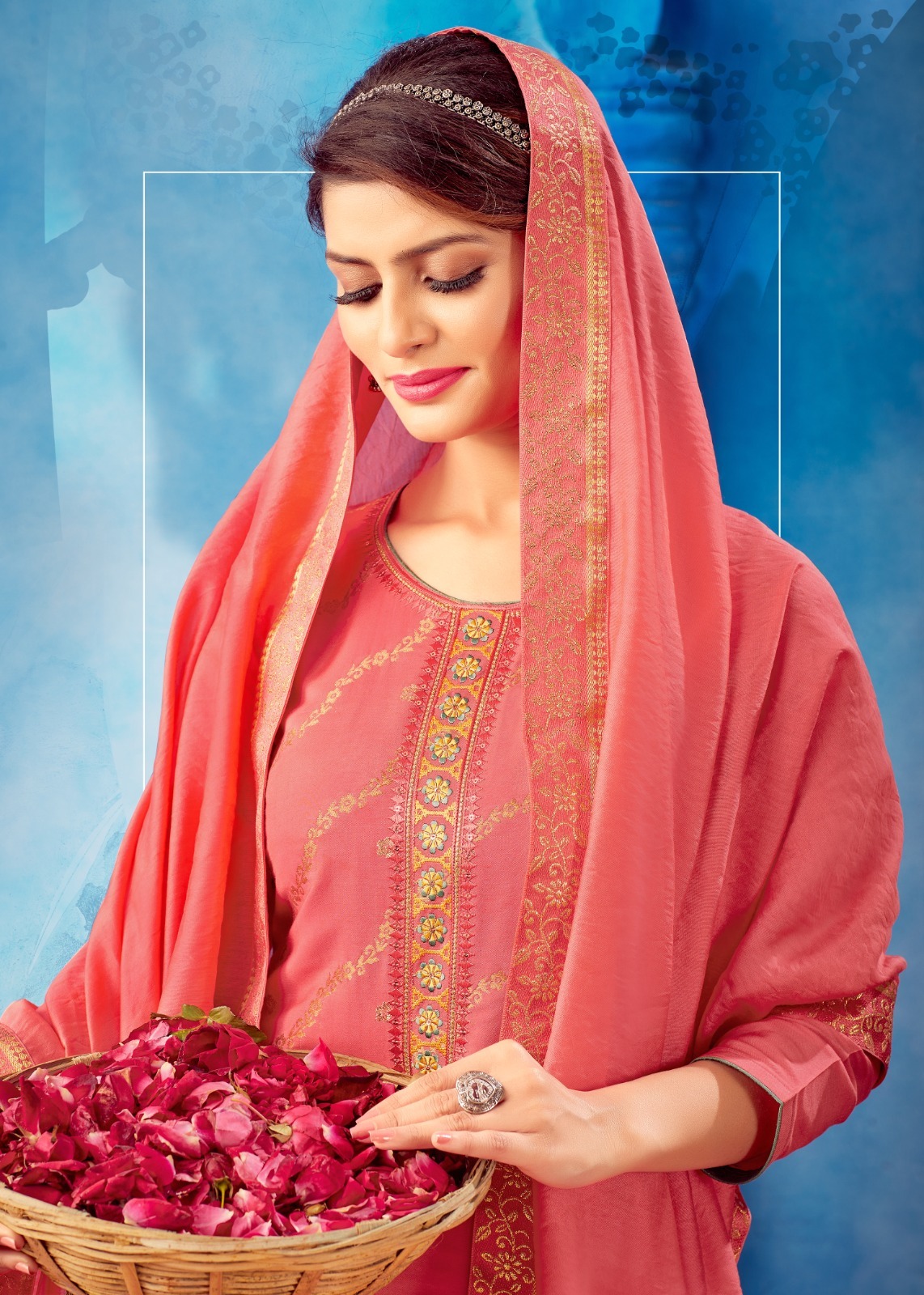 kalarang amoha muslin elegant look salwar suit catalog