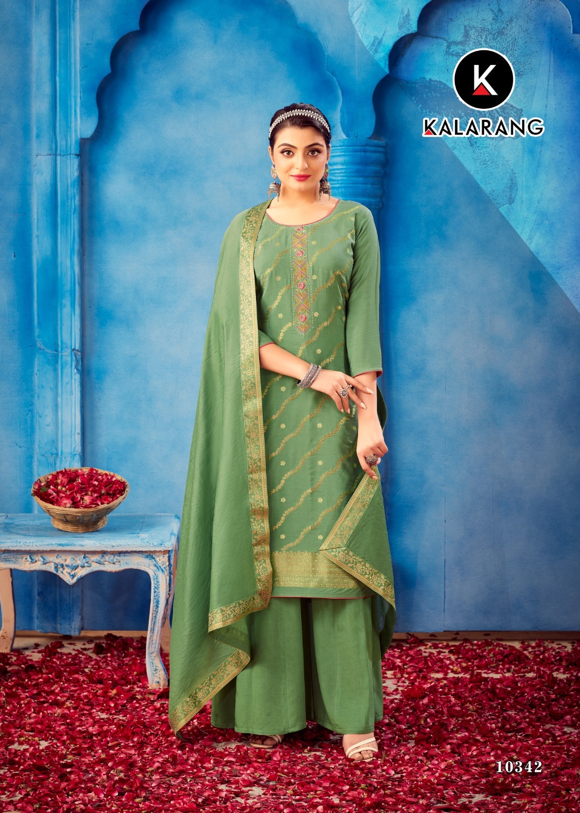 kalarang amoha muslin elegant look salwar suit catalog