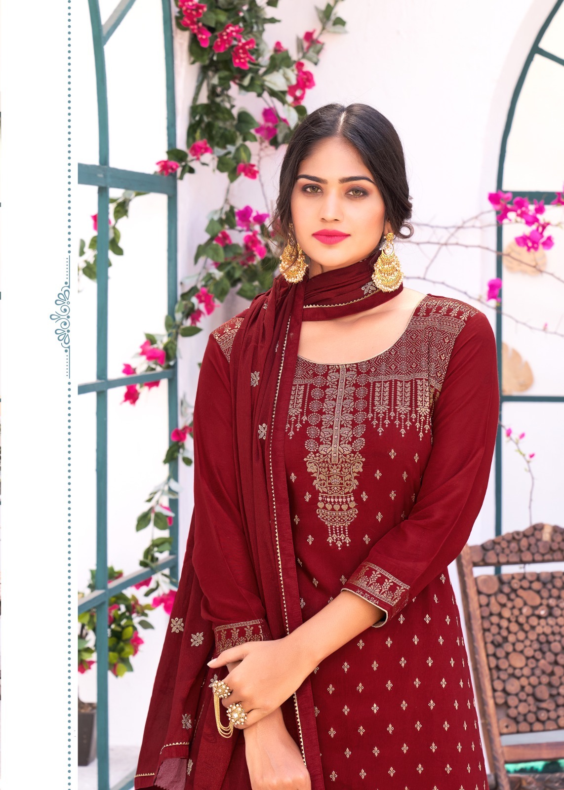 kalarang shaili muslin decent look salwar suit catalog