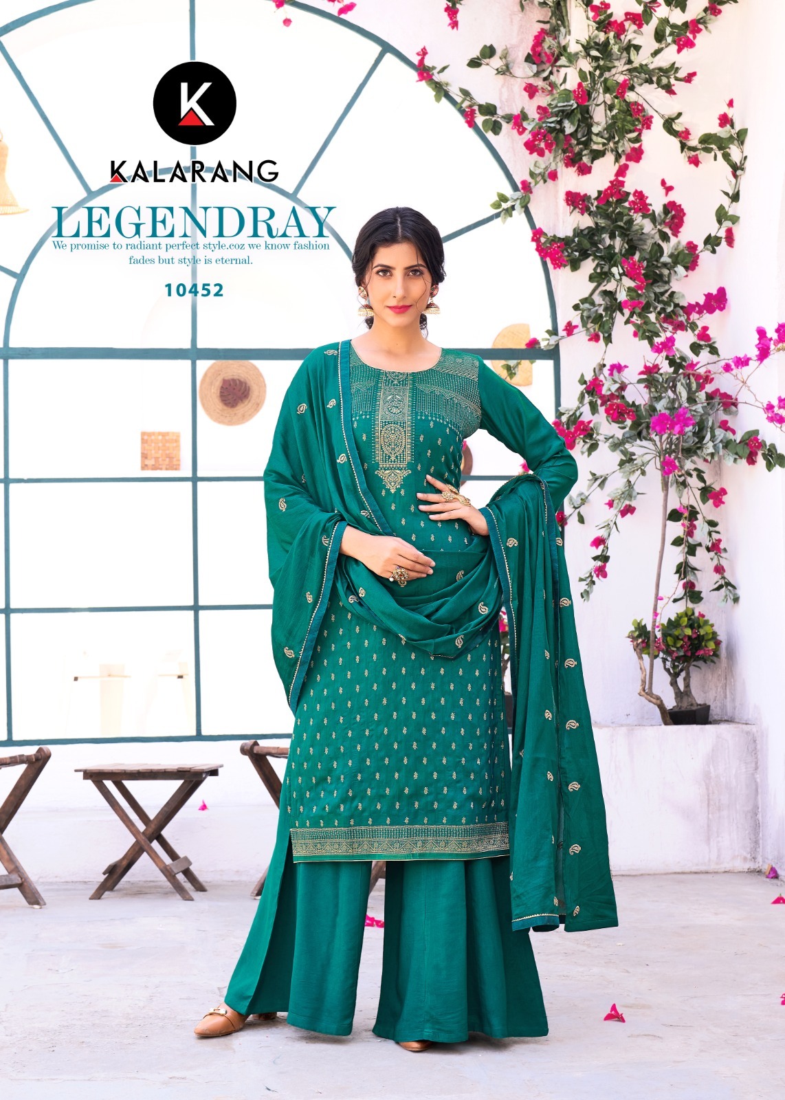 kalarang shaili muslin decent look salwar suit catalog