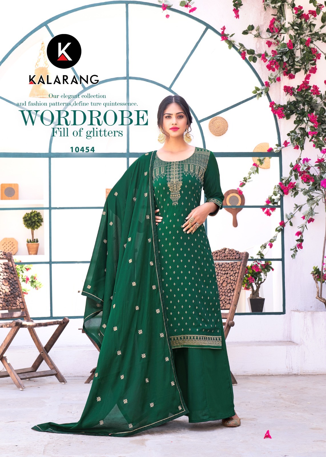 kalarang shaili muslin decent look salwar suit catalog