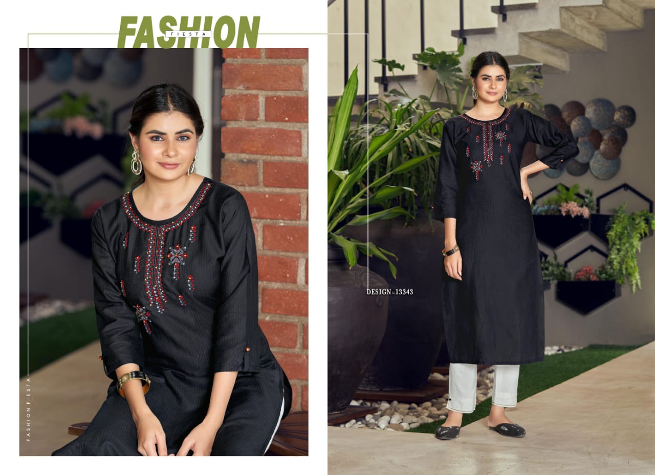 kalaroop by kajree parin cotton decent look kurti catalog