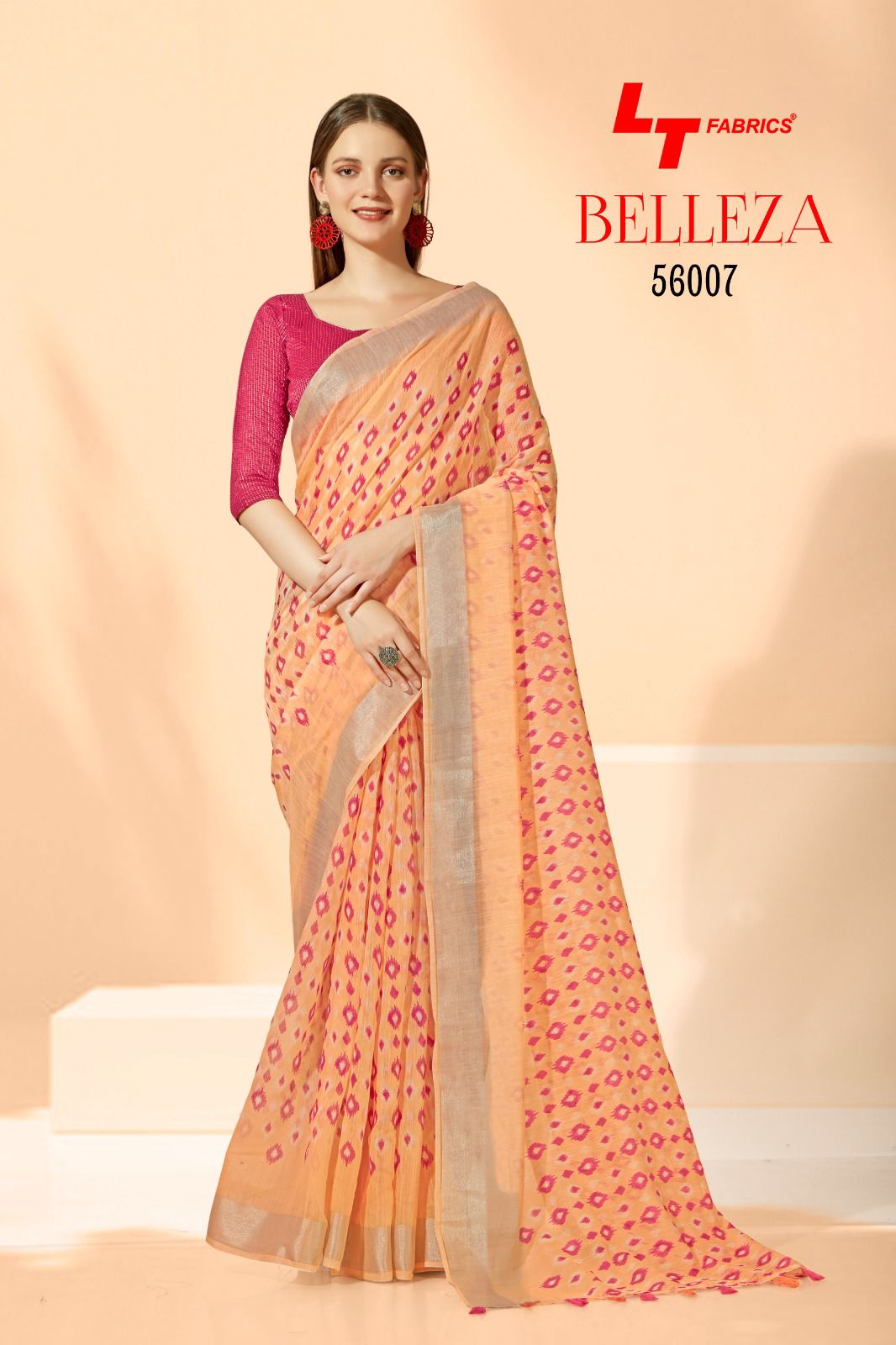 lt fashion belleza sonakshi patta attractive look saree catalog