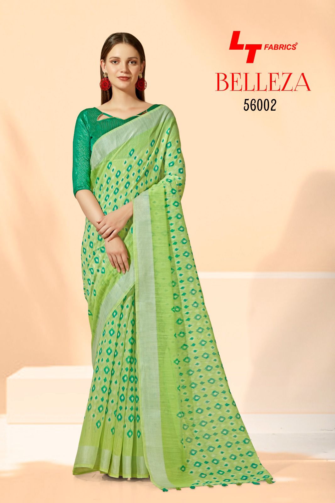 lt fashion belleza sonakshi patta attractive look saree catalog