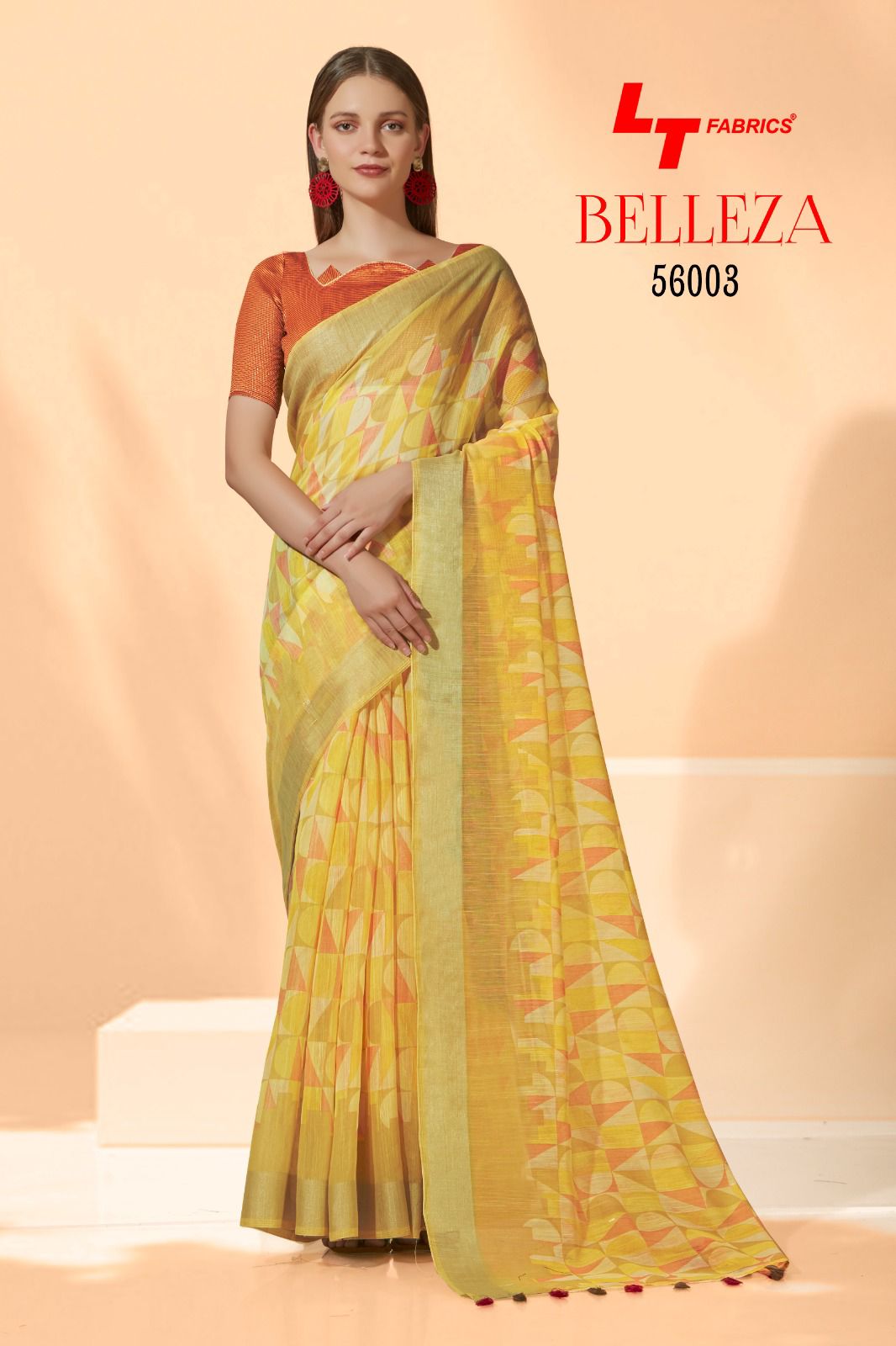 lt fashion belleza sonakshi patta attractive look saree catalog