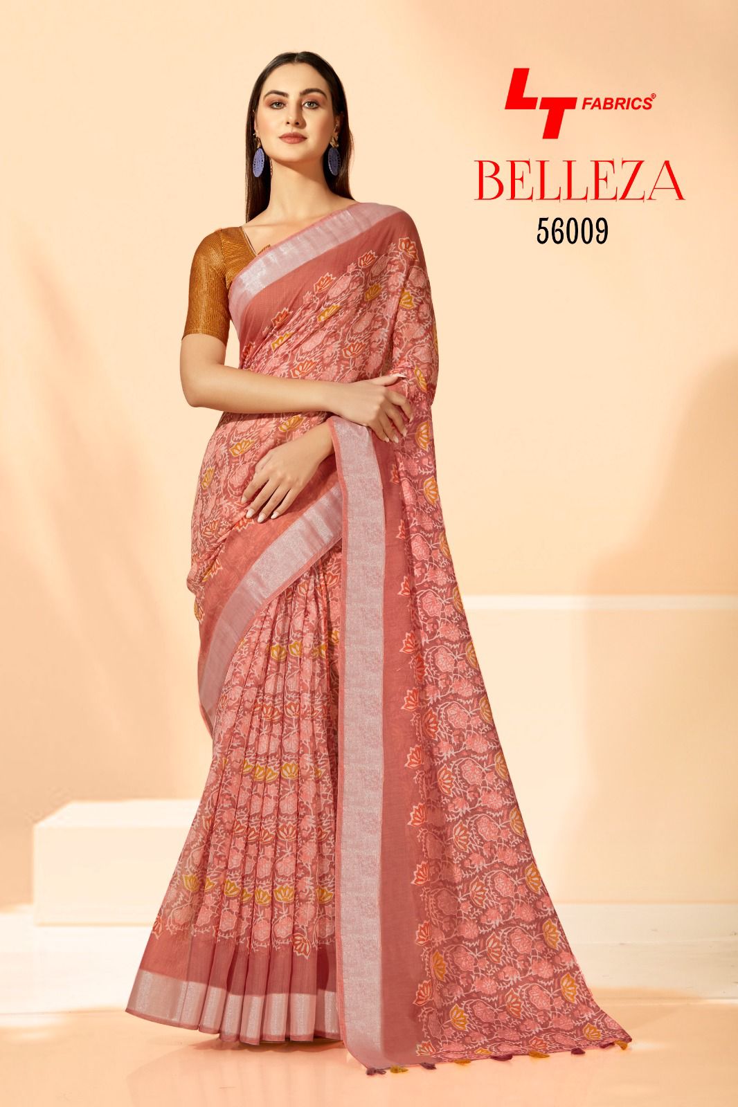 lt fashion belleza sonakshi patta attractive look saree catalog