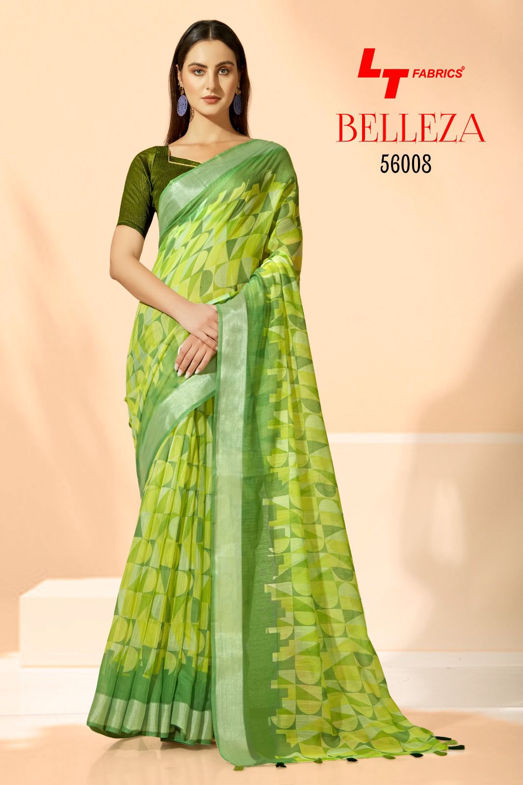 lt fashion belleza sonakshi patta attractive look saree catalog