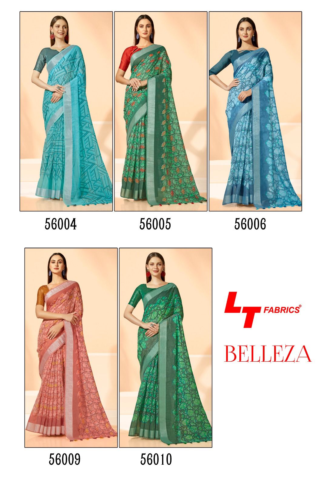 lt fashion belleza sonakshi patta attractive look saree catalog