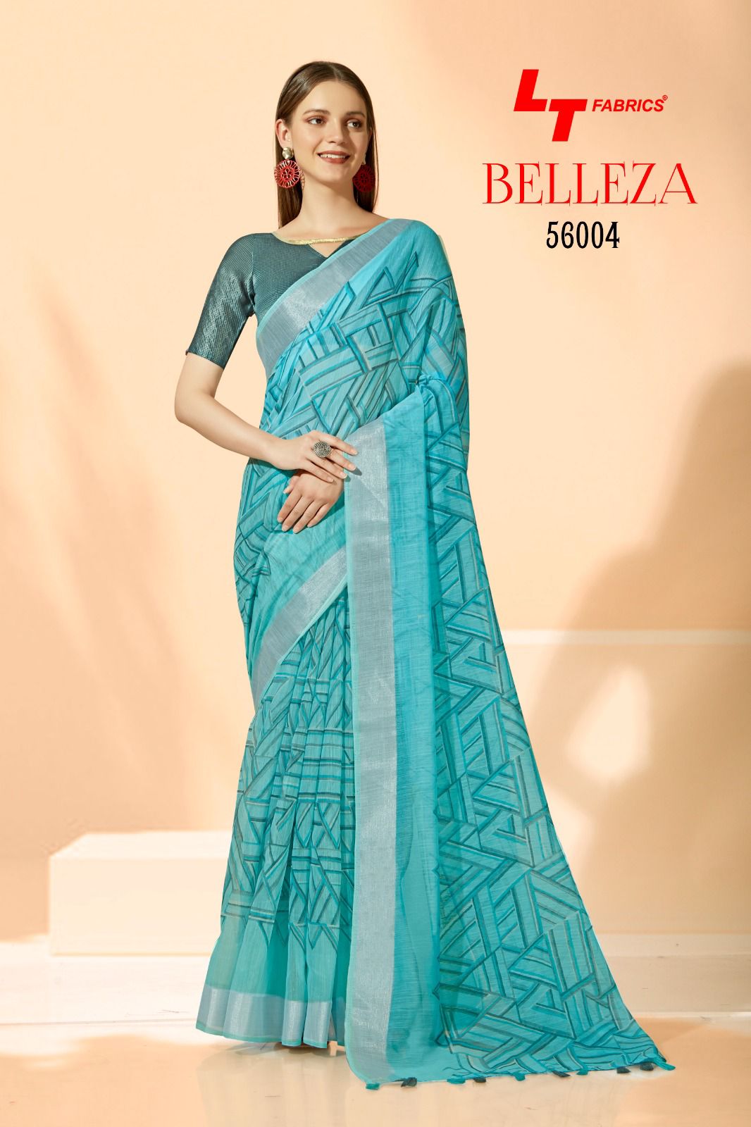 lt fashion belleza sonakshi patta attractive look saree catalog