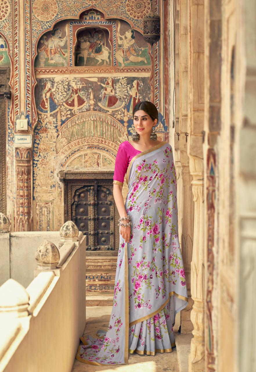 lt fashion sadhna micro decent look saree catalog