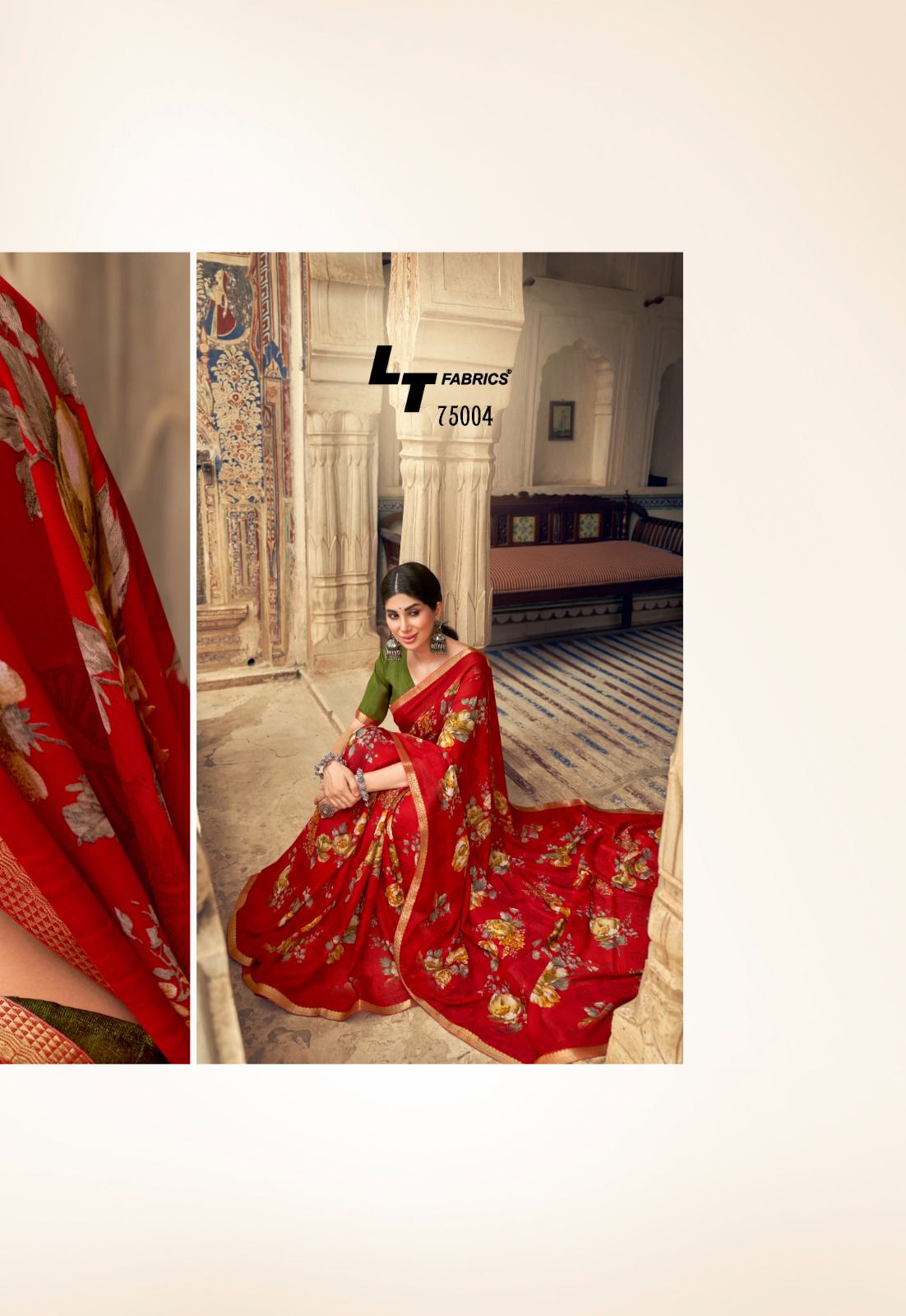 lt fashion sadhna micro decent look saree catalog