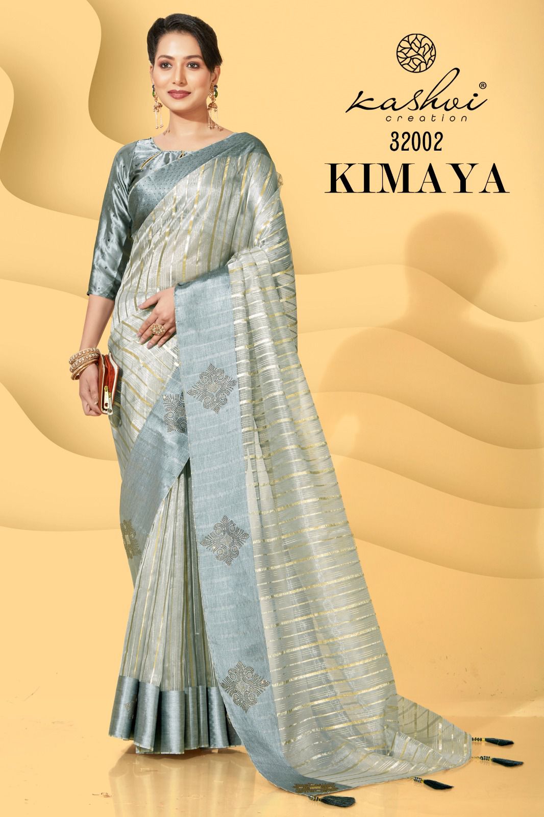 lt kashvi creation kimaya organza regal look saree catalog