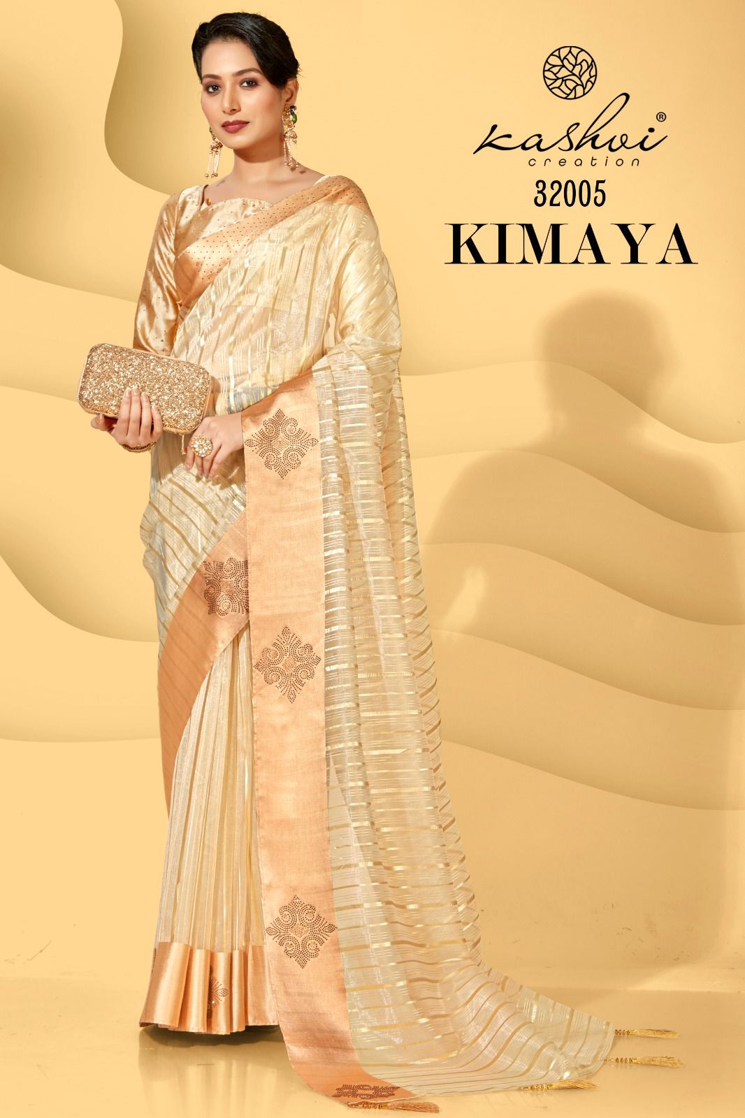 lt kashvi creation kimaya organza regal look saree catalog