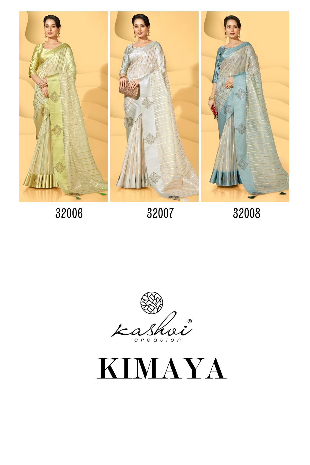 lt kashvi creation kimaya organza regal look saree catalog