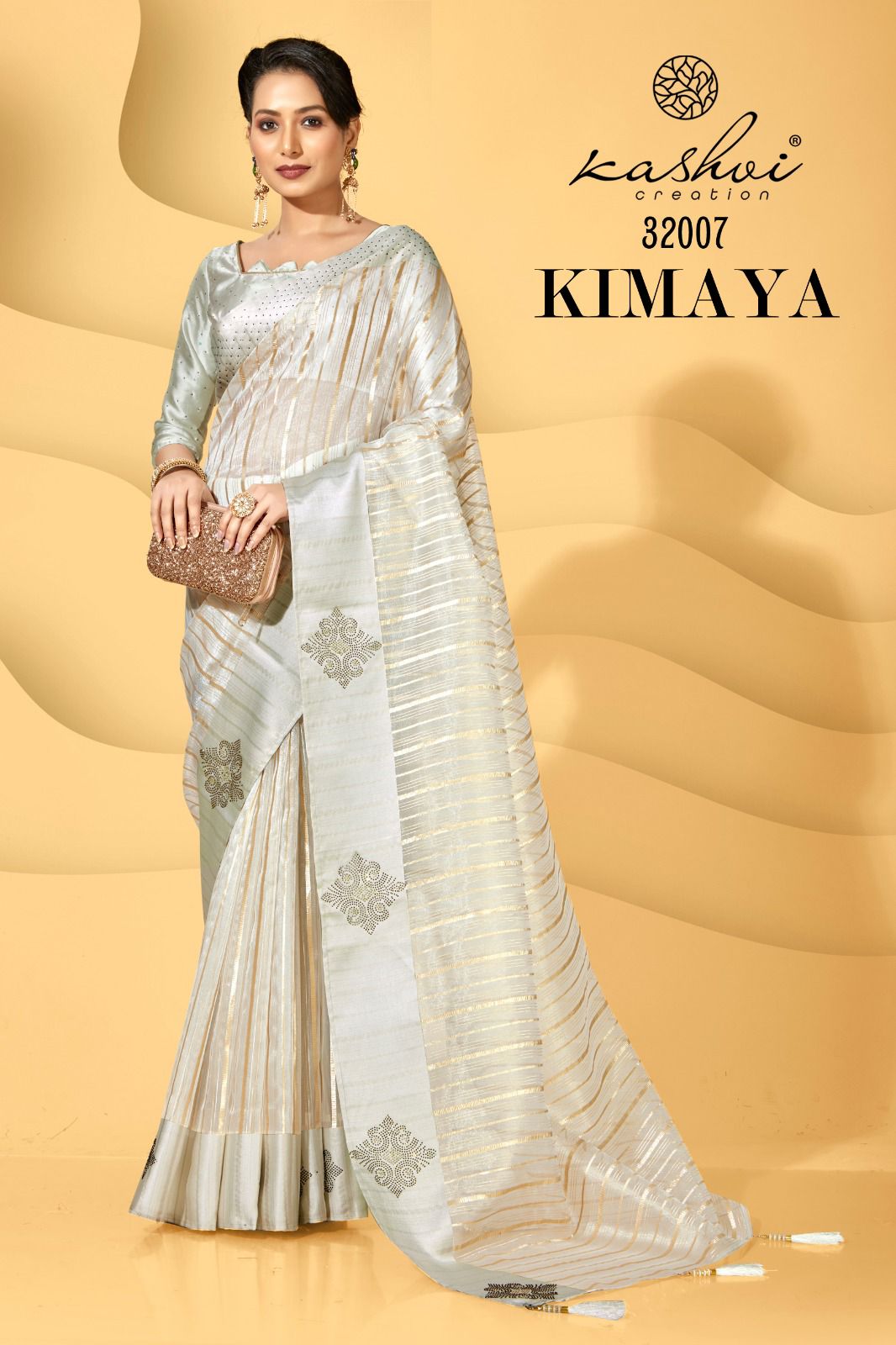 lt kashvi creation kimaya organza regal look saree catalog